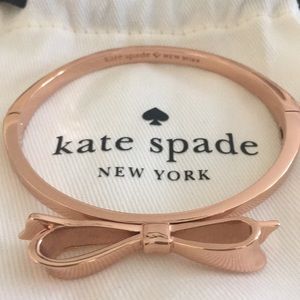 Kate Spade Rose Gold Bow Bangle